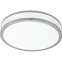Eglo Palermo 2, LED, Ampoules non remplaçables, 3000 K, 2500 lm, IP20, Chrome, Blanc