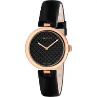 Gucci Ya141401 32mm 5atm Quartz Analogical Woman Watch Doré Femme