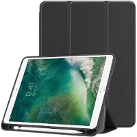 IMoshion Coque tablette Trifold pour Apple iPad 6 (2018) 9.7 pouces / iPad 5 (2017) 9.7 pouces / Air 2 (2014)/Air 1 (2013) - Noir