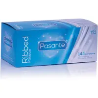 Pasante Ribbed Préservatif Masculin 144 Pièces 1080