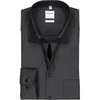 Olymp Homme OLYMP Luxor Comfort Fit Chemise anthracite, Unicolore