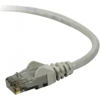 Belkin - Cordon de raccordement - RJ-45 (M) pour RJ-45 (M) - 5 m - CAT 5e - moulé, sans crochet - gris - pour Omniview SMB 1x16, SMB 1x8; OmniView SMB CAT5 KVM Switch