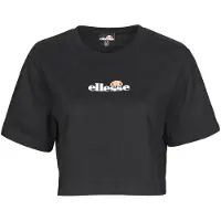 Ellesse Fireball Crop Short Sleeve High Neck T-shirt Noir S Femme