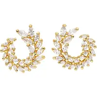Heidemann Boucles d'oreilles 'Plagula' or