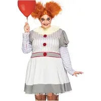 Leg avenue Ensemble de 2 clowns effrayants , multicolores