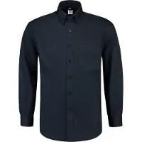 Tricorp 701004NavyXL Werkhemd Lange Mouw Basis (XL)