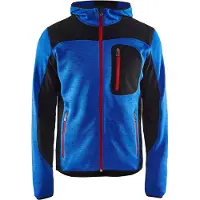 Blakläder Veste à capuche en softshell tricoté (M)