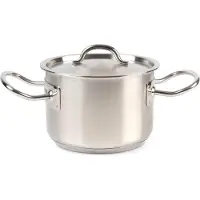 Lacor Marmite, casserole universelle, acier inoxydable 18/10, argent, 4 l, Ø 20 cm, hauteur : 13 cm