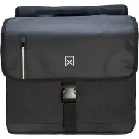 Willex Sac de travail double 30 L, noir