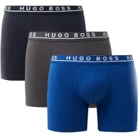 BOSS Boxers 'Power' indigo / bleu nuit / gris foncé / blanc