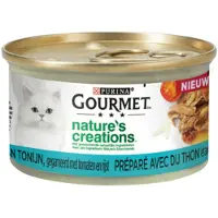Gourmet Nature's Creations au thon pâtee pour chat