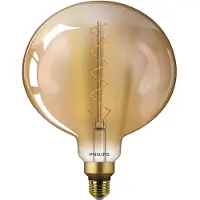 Philips Classic LEDglobe E27 200mm Filament Dorée 5W 300lm - 820 Blanc Très Chaud | Équivalent 25W