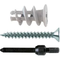 Fischer Group Gk S Plasterboard Wall Plug 50 Units Gris