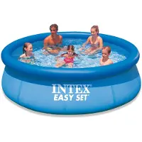 Intex Easy Set 305x76 Cm Swimming Pool Bleu Enfants