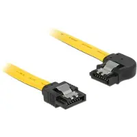 DeLOCK Câble SATA 6 Gb/s Connecteur droit > Connecteur SATA gauche an