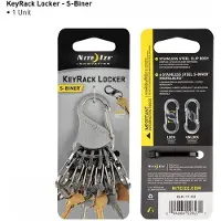 Nite Ize Diverse Keyrack Locker Steel - Gris