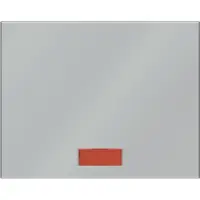Berker Bascule en acier inoxydable avec 5 lentilles - Plaque de recouvrement pour interrupteur / bouton 14157004