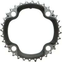 Shimano M672/612 Triple Chainring Noir 30t