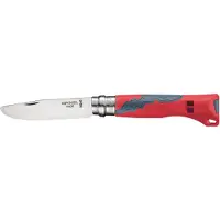 Opinel No 07 Outdoor Whistle Junior Pocket Knife Rouge