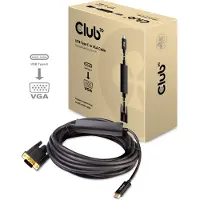 Club 3D Club3d CLUB3D Câble actif USB Type C vers VGA M/M 5m/16.40ft