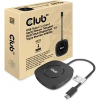 Club 3D CLUB3D CSV-1550 station d'accueil Avec fil USB 3.2 Gen 1 (3.1 Gen 1) Type-C Noir