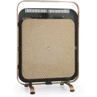 Klarstein Radiateur Infrarouge, Chauffage Infrarouge 1300W, Chauffage Portable en Aluminium, Chauffage d'Appoint avec Marbre de Rétention de Chaleur, Thermostat, Antigel, Faible Conso d'Énergie