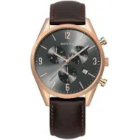 Bering 10542-562 5atm 42mm Watch Marron Homme
