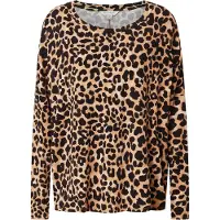 Miss Selfridge T-shirt camel / noir / blanc