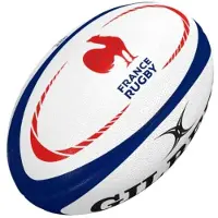 Gilbert Ballon de Rugby Gilbert Replica France - Mini Multicolore
