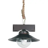 Faro Pendentif rouille Nudos 1 ampoule