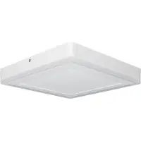 Ledvance Applique murale & plafonnier CLICK WHITE | Square | blanc chaud| 300mm | 18W | Aluminium | IP20