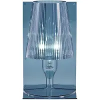 Kartell Lampe de Table , Take, Bleu, Salon / séjour, Plastique, Design