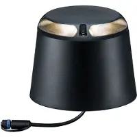 Paulmann Plug & Shine LED Luminaire apparent au sol Blanc chaud Spot simple Double émission lumineuse, 180