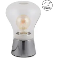 Näve Kerry lampe de table E27 Ø14cm chrome