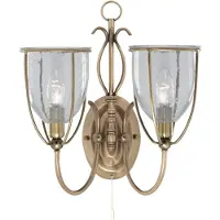 Searchlight Applique murale, laiton antique, H 35 cm, SILHOUETTE