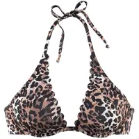 LASCANA Hauts de bikini 'Lexa' beige / noisette / brun foncé