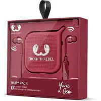 Fresh 'n rebel Ruby Pack Mono Haut-parleur sans fil rouge