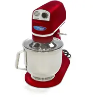 Maxima - Mélangeur planétaire Gastro - 7 l - Jusqu'à 2 kg de pâte - Rouge framboise