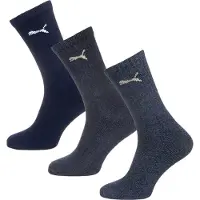 Puma Chaussettes de sport bleu marine / bleu nuit / gris chiné