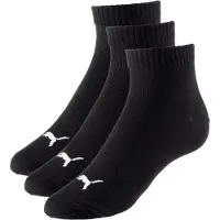 Puma Plain Quarter Short Socks 3 Pairs Noir EU 43-46 Homme