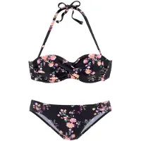 Jette Bikini rose / noir