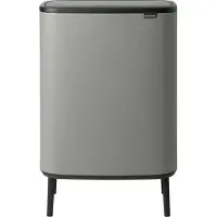 Brabantia Bo Touch Bin Hi - 60L, gris clair minéral