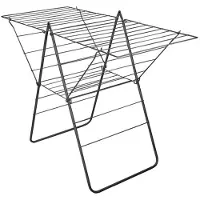 Metaltex Rotterdam Droogrek 25 m Drooglijn 134x58x98 cm Zwart