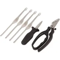 De Buyer Set Fruits de mer & Crustacés - Outil professionnel pour homards, crabes et huîtres