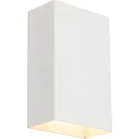 QAZQA Applique Murale Moderne Blanche 2 Lampes - Otan S