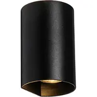 QAZQA Applique murale ronde design noire - Sabbir
