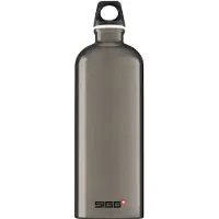 SIGG - Bouteille d'eau en aluminium - Traveller Smoked Pearl - Avec bouchon vis - tanche, l g re et sans BPA - 960 ml - Gris