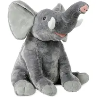Deuba Peluche modèle élephant 90cm doudou animaux jouet