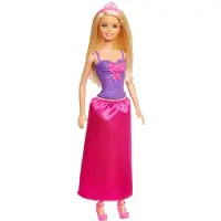 Barbie Mattel GGJ94 Poupée Blonde Princesse avec diadème jupe et chaussures Nouveau