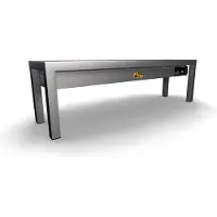 CombiSteel Pont thermique en acier inoxydable , à chauffage monobloc, 1200 x 300 x 350 mm